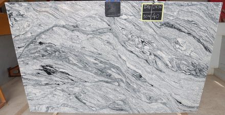 Silver Cloud granite slab