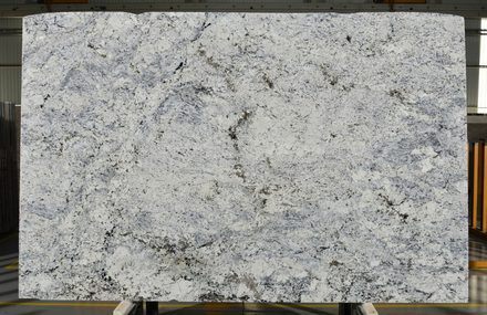 White Ice granite slab