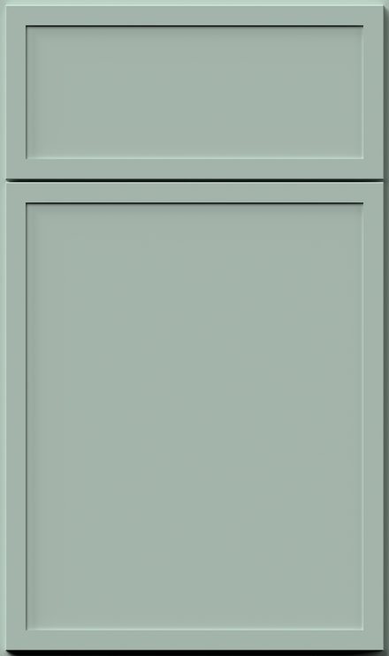 Fabuwood Luna cabinet door in Sage Green