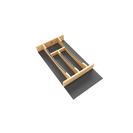 Craftsman Collection Solid Maple Cutlery Drawer Insert — Rev-A-Shelf cabinet organizer