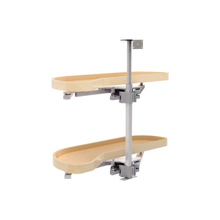 Maple Two-Tier Classic Girasolo — Rev-A-Shelf cabinet organizer