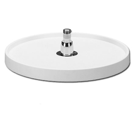 Polymer Full Circle Lazy Susan Shelf, Bottom Mount — Rev-A-Shelf cabinet organizer