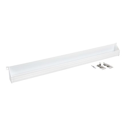 Polymer Slim Series Tip-Out Sink Front Tray with Hinges and End Caps — Rev-A-Shelf cabinet organizer