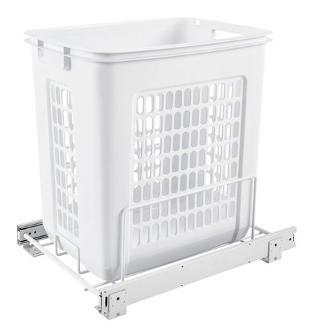 Pull-Out Laundry Hamper with Removable Bin — Rev-A-Shelf cabinet organizer