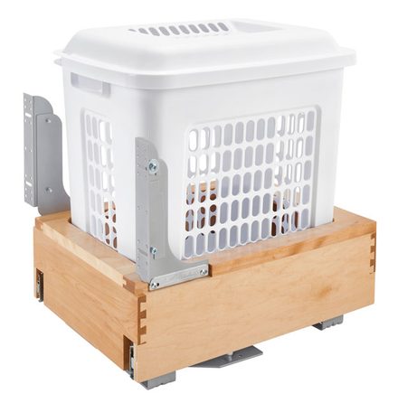 Pull-Out Laundry Hamper with Rev-A-Motion — Rev-A-Shelf cabinet organizer