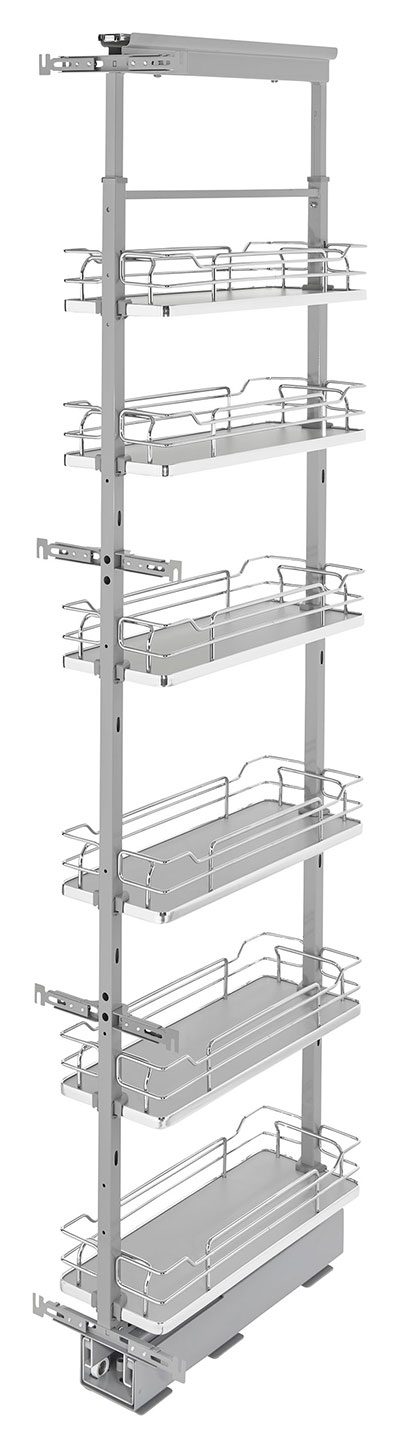 Pull-Out Pantry Shelving, for 74″ to 81″ Tall Openings — Rev-A-Shelf cabinet organizer