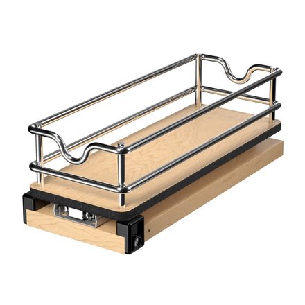 Single-Tier Wire Wall Upright Pull-Out — Rev-A-Shelf cabinet organizer