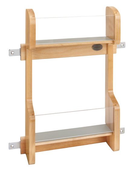 Vanity Door Mount Storage Rack — Rev-A-Shelf cabinet organizer