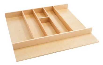 Wood Utility Tray Insert — Rev-A-Shelf cabinet organizer
